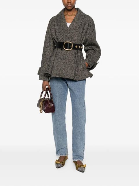 Chloé double-breasted flared jacket - Grey - zdjęcie produktu nr 2