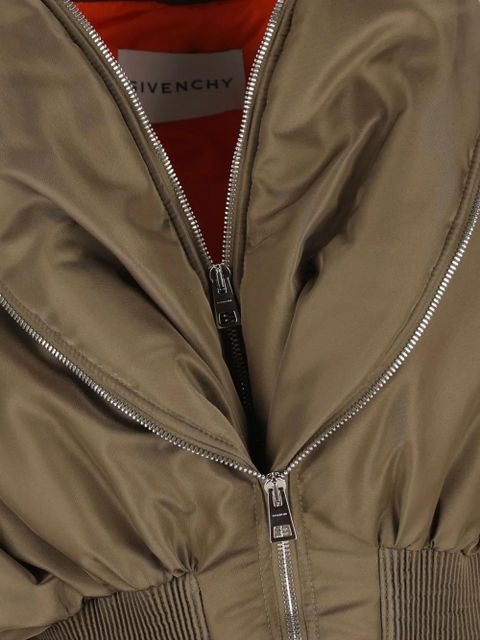 Givenchy shawl-collar elasticated jacket - Green - zdjęcie produktu nr 2