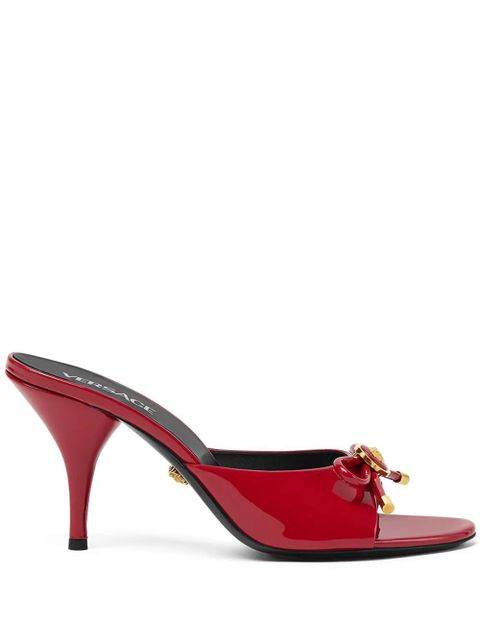 Versace 85mm Opera Bow mules - Red - zdjęcie produktu nr 1