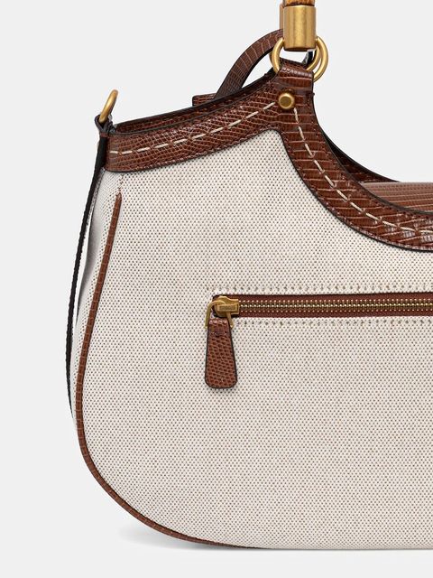 Guess torebka ZABRY kolor brązowy HWBA92 33070