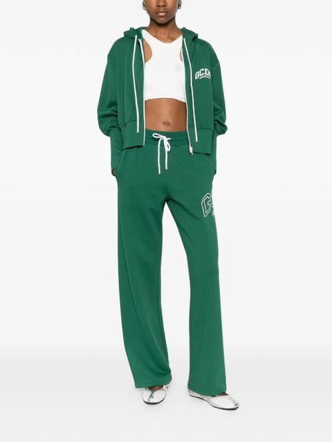 GCDS logo-print drawstring track pants - Green - zdjęcie produktu nr 2