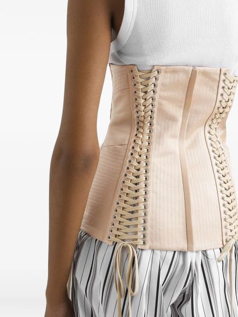 Dolce & Gabbana silk duchess belt - Pink