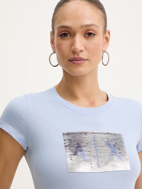 Armani Exchange t-shirt bawełniany - zdjęcie produktu nr 2