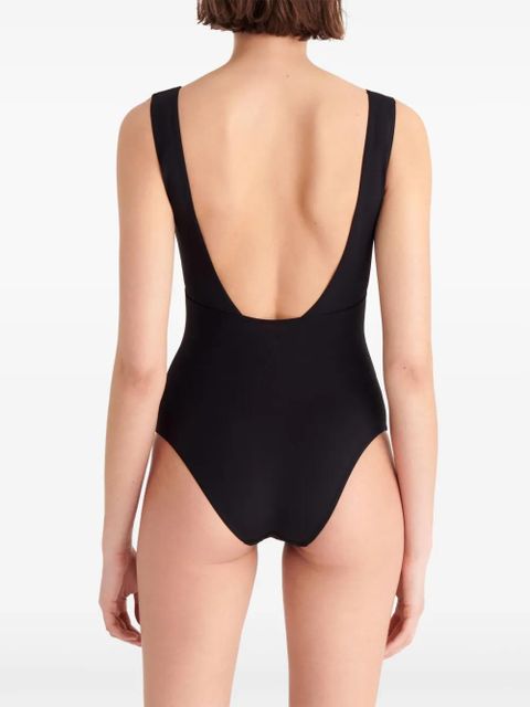 ERES Hold Up V-neck swimsuit - Black