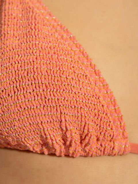 Bond-eye Luana triangle bikini top - Orange