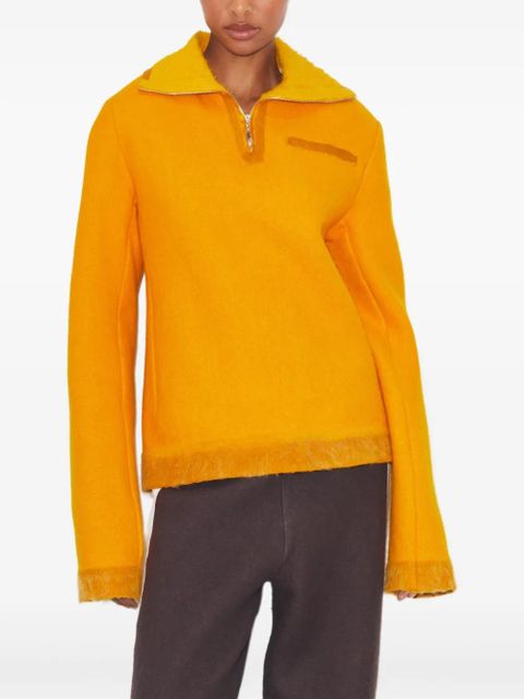 Tory Burch half-zip polo shirt - Orange