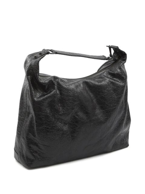 Balenciaga Le City Hobo medium arena zip leather tote bag - Black - zdjęcie produktu nr 2