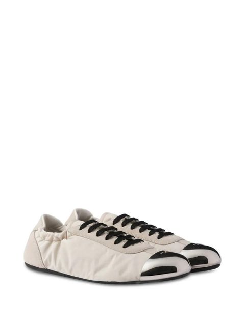 Prada logo-debossed sneakers - Neutrals