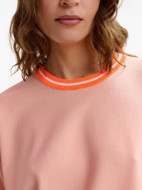 Essentiel Antwerp contrast-trim T-shirt - Orange