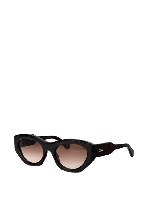 Chloé tortoiseshell-effect cat-eye sunglasses - Brown - zdjęcie produktu nr 2