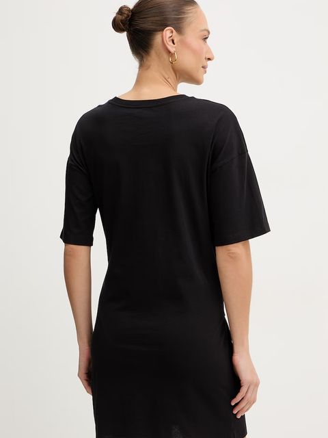 Armani Exchange sukienka bawełniana - zdjęcie produktu nr 2