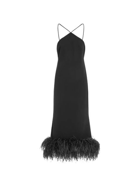 16Arlington Ade feather midi dress - Black - zdjęcie produktu nr 1