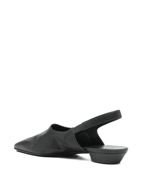 KHAITE Cecilia slingback flat pumps - Black