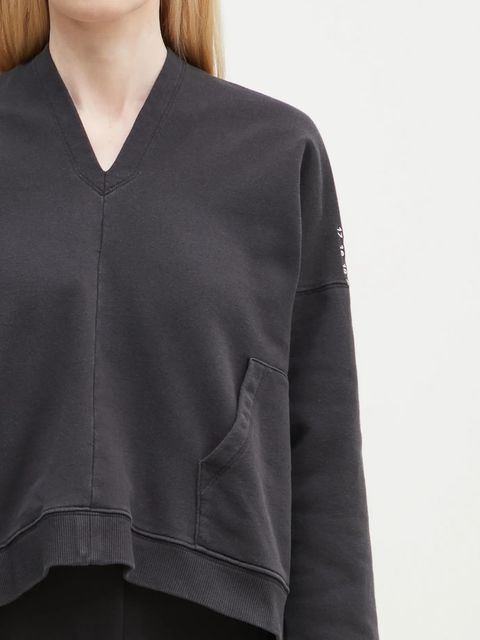 MM6 Maison Margiela bluza bawełniana damska kolor czarny z nadrukiem S52GU0239