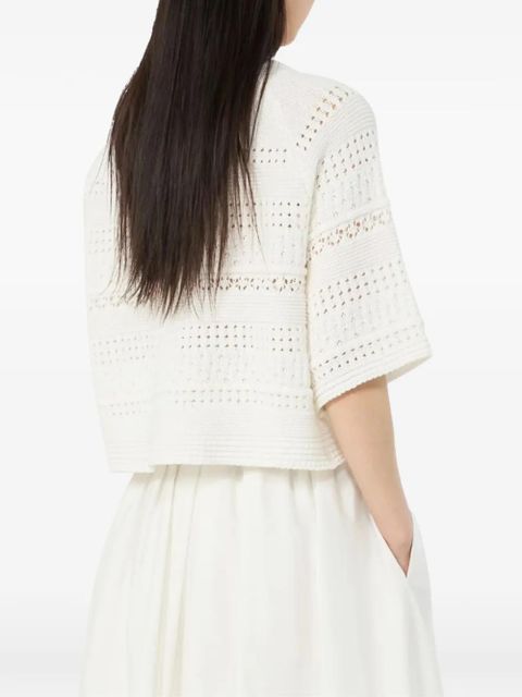 Weekend Max Mara short sleeves sweater - White