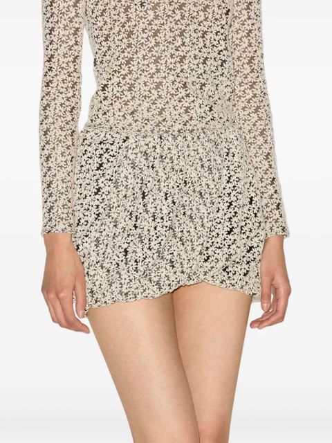ISABEL MARANT Stacya mini skirt - Neutrals - zdjęcie produktu nr 1