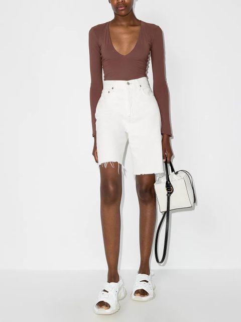 AGOLDE 90s Pinch denim shorts - White