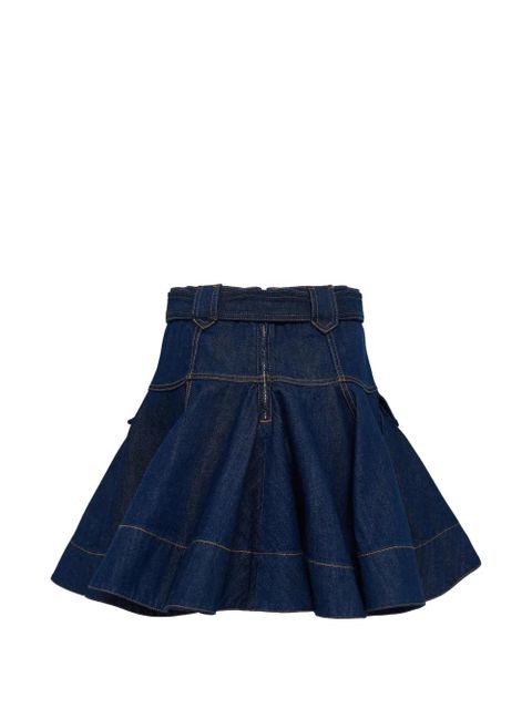 ZIMMERMANN cargo belted mini skirt - Blue - zdjęcie produktu nr 2