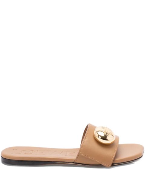 LOEWE Pebble leather sandals - Neutrals - zdjęcie produktu nr 1