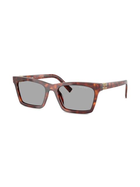 Miu Miu Eyewear square-frame sunglasses - Brown - zdjęcie produktu nr 2