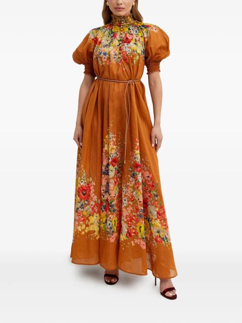 ZIMMERMANN Alight Swing midi dress - Brown - zdjęcie produktu nr 2