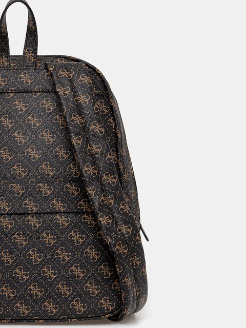 Guess plecak POWER PLAY damski kolor brązowy duży wzorzysty HWQG71 24350