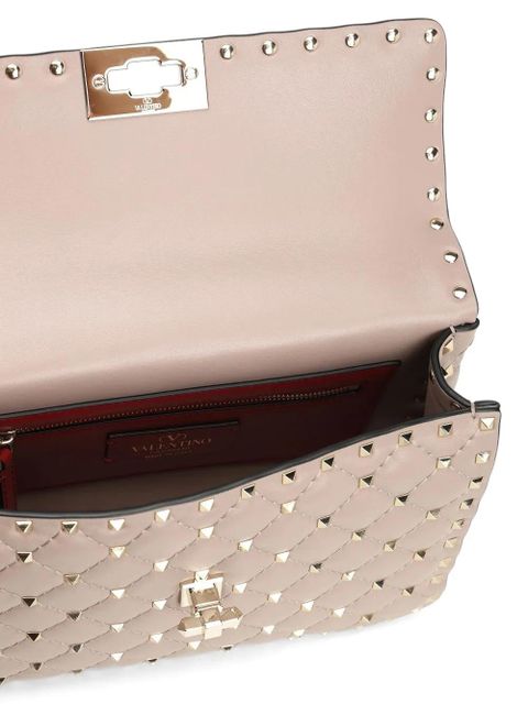 Valentino Garavani medium Rockstud Spike shoulder bag - Neutrals