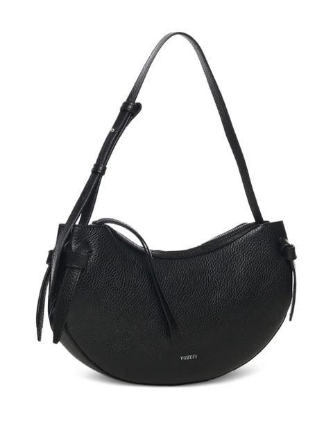 Yuzefi grain-leather shoulder bag - Black