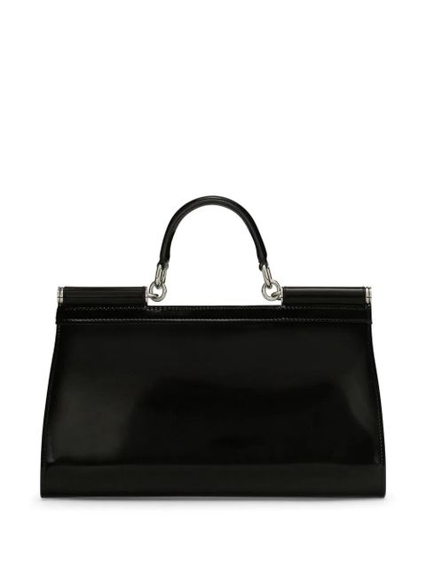 Dolce & Gabbana KIM DOLCE&GABBANA Sicily leather top-handle bag - Black