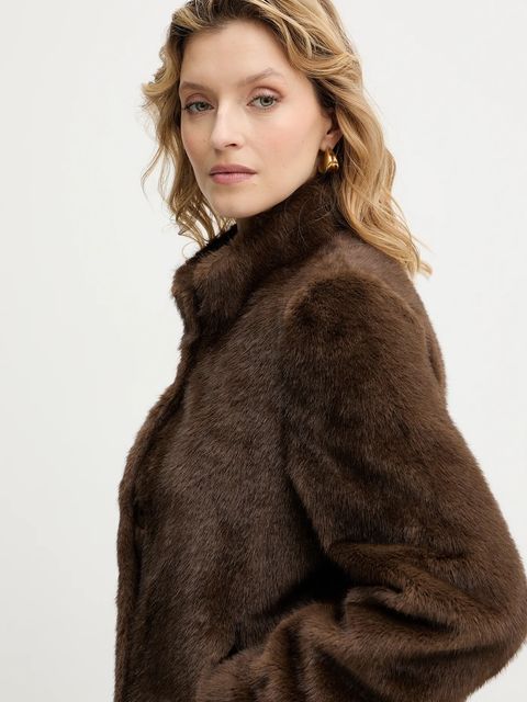 Guess kurtka LUNA kolor brązowy przejściowa W5BL64 W3920