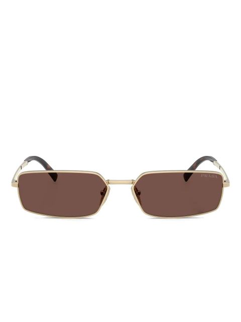 Prada Eyewear rectangular-frame sunglasses - Gold - zdjęcie produktu nr 1