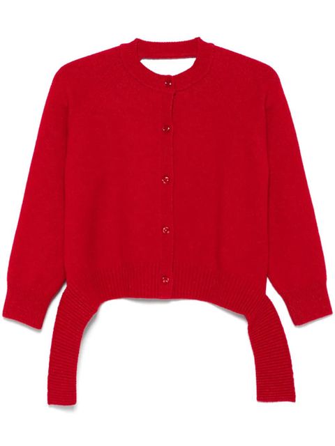 Simone Rocha open-back cardigan - Red
