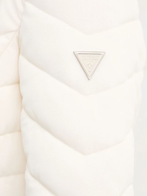 Guess kurtka NEW VONA kolor beżowy zimowa W5YL13 WHDQ0