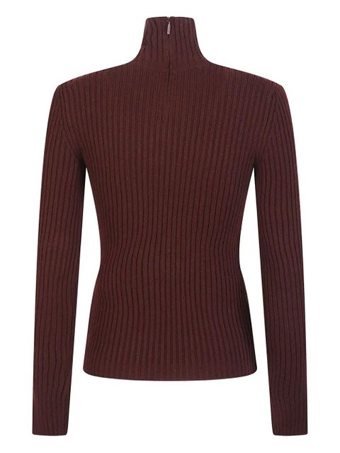 Max Mara ribbed roll-neck sweater - Brown - zdjęcie produktu nr 2
