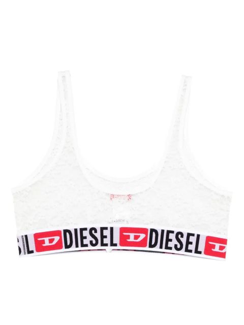 Diesel Ufsb-Oriba lace logo band bra - White - zdjęcie produktu nr 2