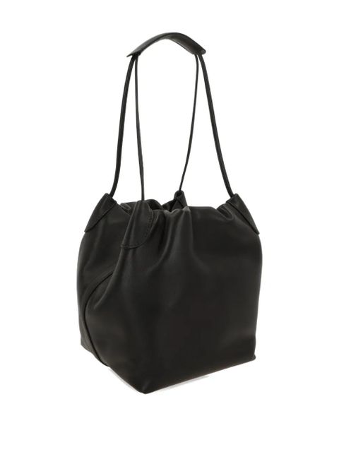 Loro Piana gathered shoulder bag - Black