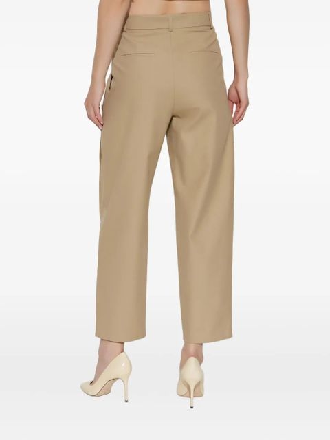 Max Mara pleated-detail trousers - Brown
