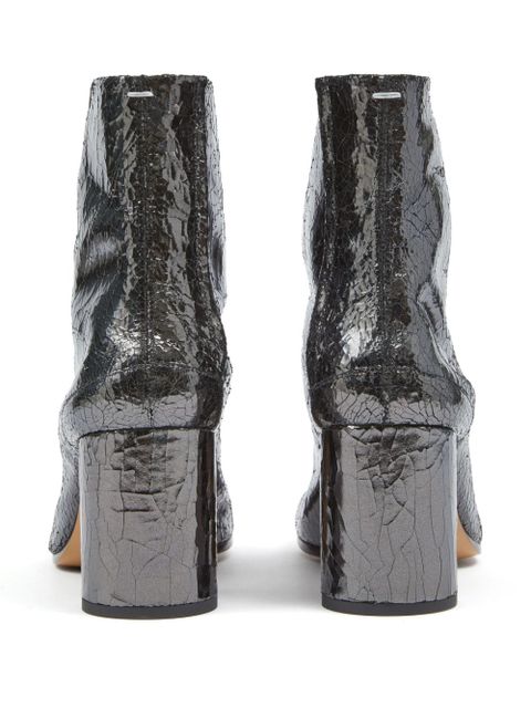 Maison Margiela Tabi 80mm leather ankle boots - Grey