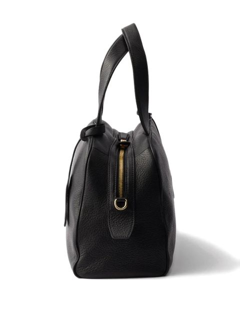 Prada large leather tote bag - Black