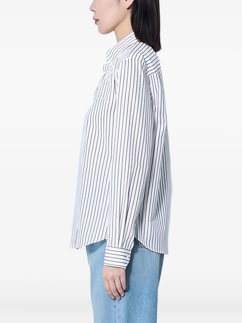 Saint Laurent striped cotton shirt - White - zdjęcie produktu nr 2