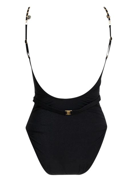 ZIMMERMANN Rhiannon Velvet Scoop swimsuit - Black - zdjęcie produktu nr 2