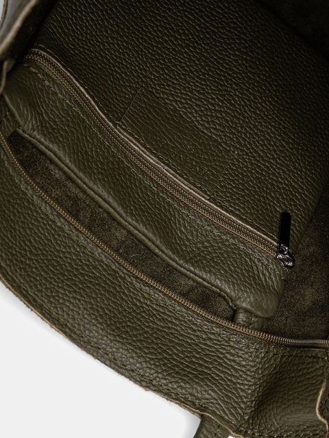 Answear.LAB torebka skórzana kolor zielony