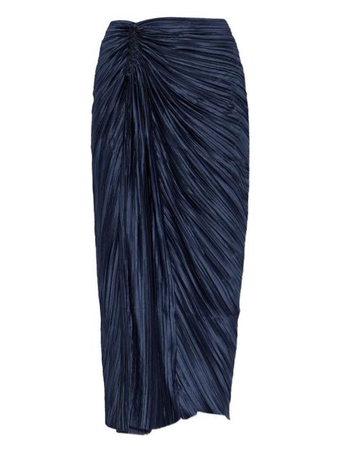Cult Gaia pleated draped skirt - Blue - zdjęcie produktu nr 1