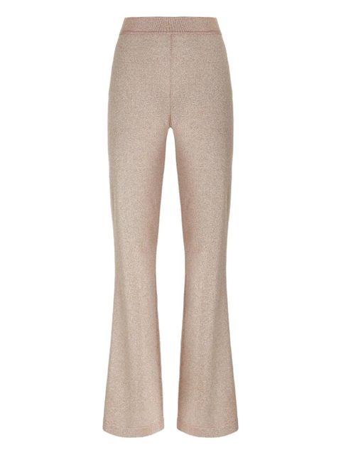 Missoni glitter-knit flared trousers - Pink - zdjęcie produktu nr 1