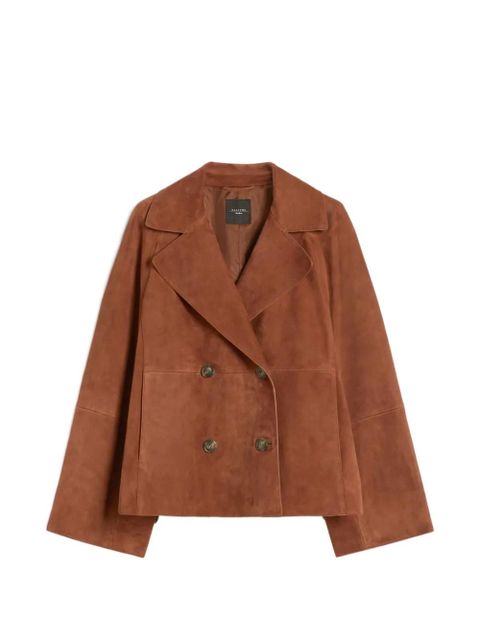 Weekend Max Mara double-breasted suede jacket - Brown - zdjęcie produktu nr 1
