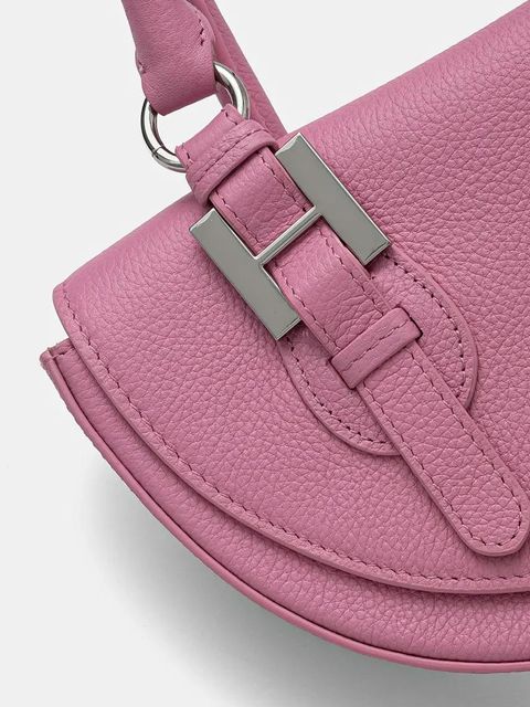 Silvian Heach torebka skórzana SPAGNOLI kolor różowy RCP25020BO