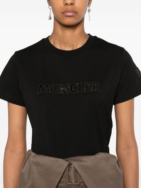 Moncler crystal-embellished T-shirt - Black
