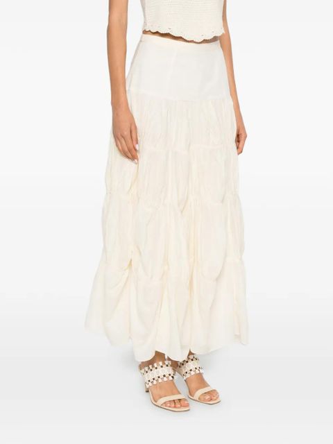 Ulla Johnson Davina drop-waist mid skirt - Neutrals - zdjęcie produktu nr 2