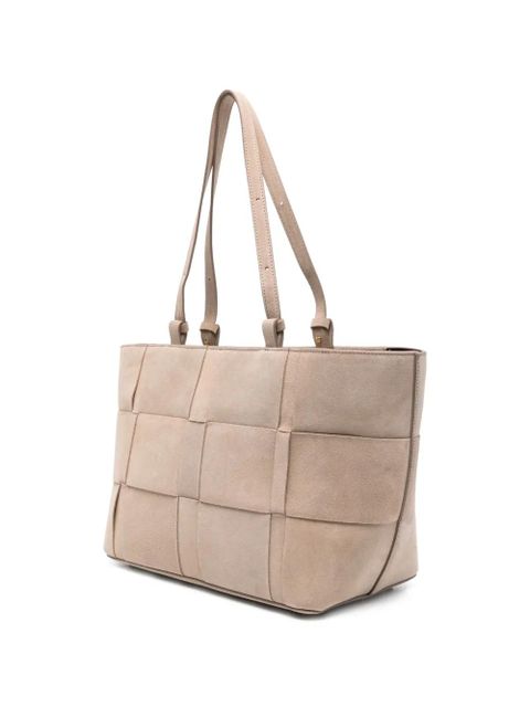 DeMellier Florence woven tote bag - Neutrals