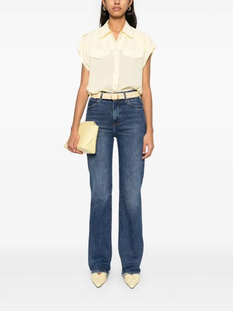 TWINSET cap-sleeved shirt - Yellow - zdjęcie produktu nr 2